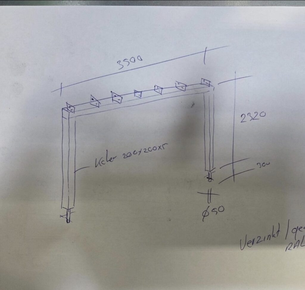 veranda schets ontwerp
